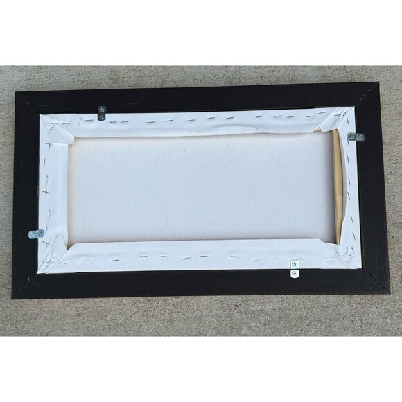 Bouveret Last Supper Framed on Canvas Reprint Wooden Frame 23x13 EUC - Picture 7 of 7